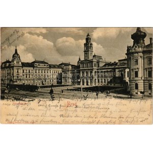 1901 Arad, Városház tér / town hall (EK)