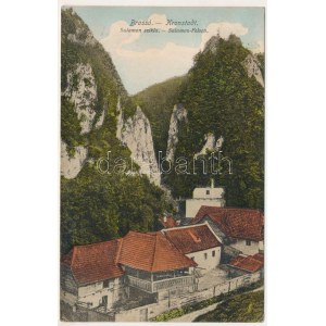 1913 Brassó, Kronstadt, Brasov; Salamon-szikla / Salomonsfelsen / Stanca de Salomon / rock