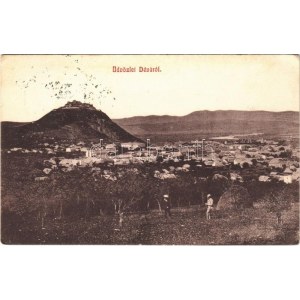 1912 Déva, látkép, vár. Kroll Gyula kiadása / general view, castle ruins (EK)
