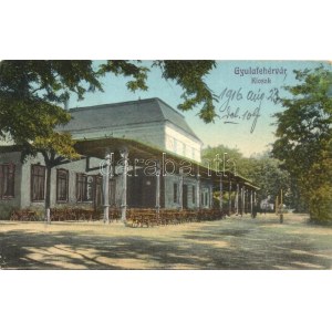 1916 Gyulafehérvár, Karlsburg, Alba Iulia; Kioszk vendéglő / kiosk restaurant (EK)