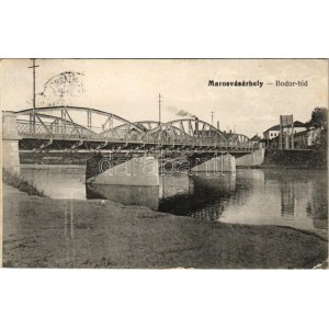 1917 Marosvásárhely, Targu Mures; Bodor híd. Porjes S. Sándor kiadása / bridge (EK)