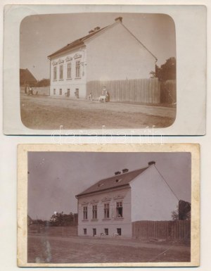 Temesvár, Timisoara; - 1 db régi fotó és 1 db régi fotó képeslap / 1 pre-1945 photo and 1 pre...