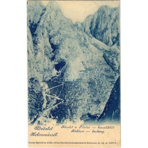 Tordai-hasadék, Cheile Turzii, Torda, Turda; Torda-hasadék, Rákóczi-barlang. Dunky Fivérek cs. és kir...
