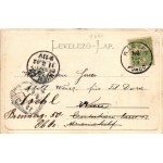 1902 Bártfa-fürdő, Bardejovské Kúpele, Bardiov, Bardejov; Fő forrás. Eschwig és Hajts kiadása. Hajts Kornél felvétele ...