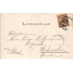 1900 Eperjes, Presov; Fő utca, üzletek. Cattarino Sándor kiadása / general view, shops (EB)