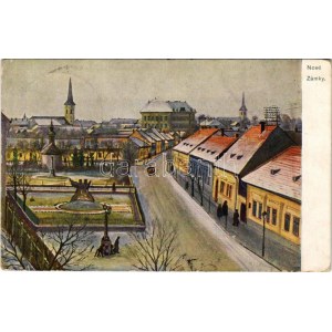 1938 Érsekújvár, Nové Zámky; s: G. Pokorny + 1938 Érsekújvár visszatért So. Stpl (EK)