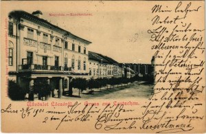 1900 Lőcse, Leutschau, Levoca; Megyeház. Latzin János kiadása / Komitatshaus / county hall (EK)