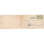 1905 Tátra, Magas-Tátra, Vysoké Tatry; Csorba-tó. 2-részes kihajtható panorámalap / Strbské pleso - 2...
