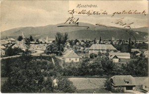 1908 Huszt, Chust, Khust; látkép. Kiadja Ágoston Lajos / general view (EK)