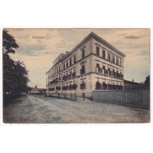 1911 Felsőlövő, Oberschützen; Internátus. Kirnbauer Otto kiadása / boarding school / Internat (EK...