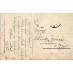 1918 Lajtabruck, Bruck an der Leitha; József császár tér, templom / Kaiser Josefsplatz / square, church (r...
