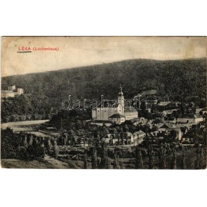 1911 Léka, Lockenhaus; templom. Kopfstein Mór utóda kiadása / Kirche / church (EK)