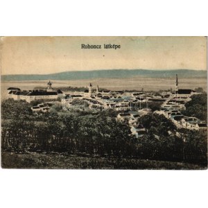 1920 Rohonc, Rechnitz; látkép, Batthyány kastély. Stelczer Adolf kiadása / general view, castle (EK...