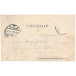1902 Villámos, Willersdorf; Michael Kárner's Gasthof zur Weintraube / Vendéglő a szőlőfürthöz, étterem / restaurant ...