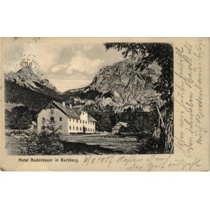 1907 Buchberg (Sankt Ilgen, Steiermark); Hotel Bodenbauer in Buchberg (EK)