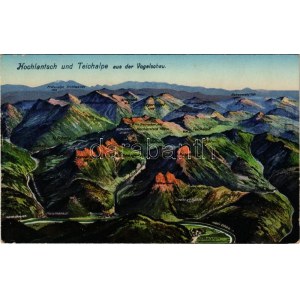 Hochlantsch und Teichalpe aus der Vogelschau / celkový pohled
