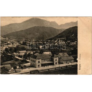 1909 Konjic, Bahnhof / railway station (Rb)