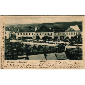 1899 (Vorläufer) Netolice, market (EK)