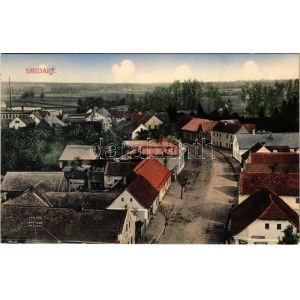 Smidary, Smidar; cukrarstvi / general view, street view, confectionery. F.Z.P. 1882/II.