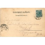 1902 Zehusice, Obora, Zamek, Skola, Pout / castle, school, game reserve. Art Nouveau, floral (EK)