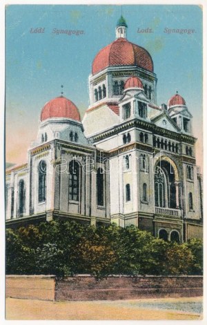 Lódz, Synagoga / synagogue (fl)