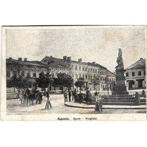 1924 Rzeszów, Rynek, Wyszynk / Ringplatz / plac, restauracja