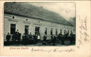 1902 Paplitz (Baruth/Mark), inn of Fritz Kuba. A. Dobenzig Photograph (EK)