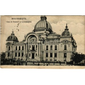 Bucharest, Bukarest, Bucuresti, Bucuresci; Casa de Depuneri si Consemnatiuni (EK)