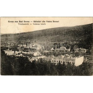 Vatra Dornei, Dornavátra, Bad Dorna-Watra (Bukovina, Bukowina); Totalansicht / Vederea totala. Pachter / general view...