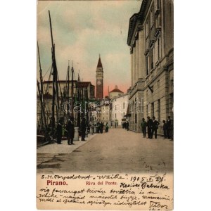 1905 Piran, Pirano; Riva del Ponte (EB)