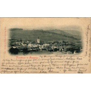 1899 (Vorläufer) Smarje-Sap, Sankt Marein; Weiss &amp; Dreykuss (Wien) / general view, church (EB)