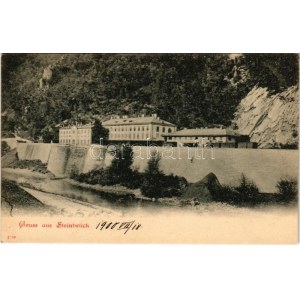 1900 Zidani Most, Steinbrück; railway station, bridge