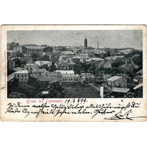 1899 (Vorläufer) Chernivtsi, Czernowitz, Cernauti, Csernyivci (Bukovina, Bukowina); Verlag Sigm. Jäger / general view...