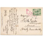 1916 Horodenka, Horodence, Horodenke; Sparkassa, Sokol, Bahnhof, K. K. Postamt / savings bank, Sokol house...