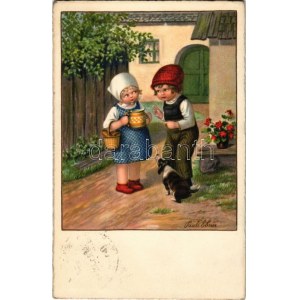 1930 Gyerekek / Children. A.R. No. 1448. litho s: Pauli Ebner