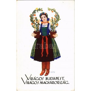 Virágos Budapest, virágos Magyarország. Virágos út vezessen virágos Nagy-Magyarországba. Kir...
