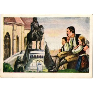 Kolozsvár, Cluj; Lesz még kikelet Kolozsvár felett, Mátyás király szobor, népviselet...