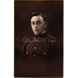 1936 Szeged, magyar katona műtermi fotója / Hungarian military, soldier. photo
