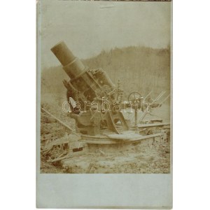 Első világháborús osztrák-magyar 30,5 mozsár ágyú / WWI Austro-Hungarian K.u.K. military, 30,5 mortar cannon (Mörser)...