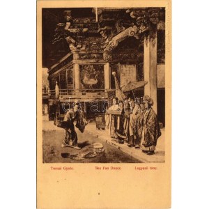 1913 Legyező tánc / The Fan Dance. Hungarian art postcard with Japanese geishas s: Tornai Gyula