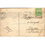 1913 Tacskó - dombornyomott / Dachshund dog - embossed (EB)