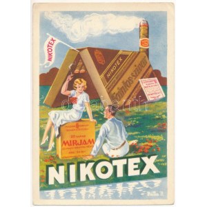 Törődjön kissé magával is - szívjon Nikotexet! Nikotex Faintos cigaretta és szivarka reklámlapja ...