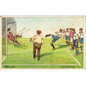 11 meter stoss / football match. B.K.W.I. 352-1. (EK)