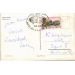 Budapest XIV. Népstadion, foci meccs, labdarúgó mékőzés. Képzőművészeti Alap képeslap + So. Stpl (EK...