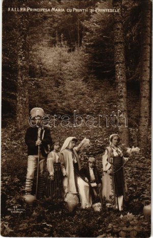 A.A.L.L.R.R. Principesa Maria cu Printii si Printesele / Marie of Romania with her children ...