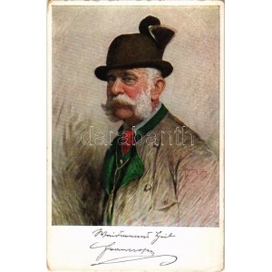 Franz Joseph I of Austria. M. Munk Vienne Nr. 533. s: Oskar Brüch (kopott sarkak / worn corners)