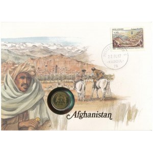 Afganisztán 1980. 50p felbélyegzett borítékban, bélyegzéssel, német nyelvű tájékoztatóval T:UNC patina Afghanistan 1980...