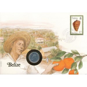 Belize 1980. 5c Al felbélyegzett borítékban, alkalmi bélyegzéssel, német nyelvű leírással T:AU Belize 1980...