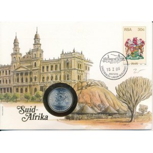 Dél-Afrika 1984. 50c Ni felbélyegzett borítékban, alkalmi bélyegzéssel T:UNC South Africa 1984...