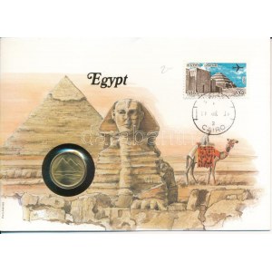 Egyiptom 1984. 5p felbélyegzett borítékban, bélyegzéssel T:UNC Egypt 1984...